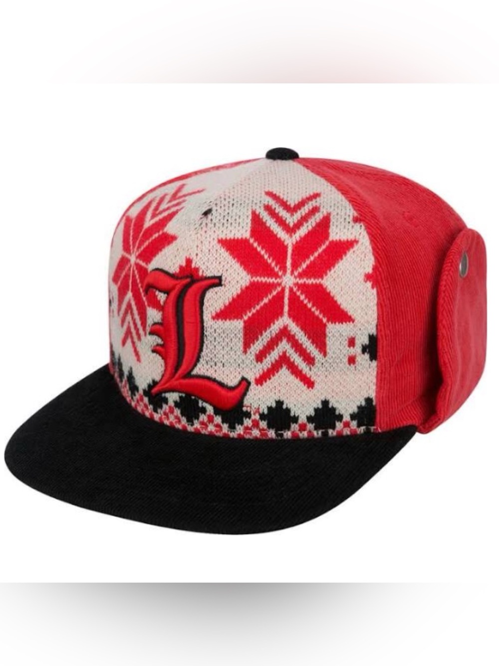 Louisville Cardinals Dog Ear Strapback Hat